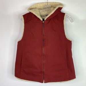Stormy Kromer Parkland Red Sherpa Lined Vest Size Small